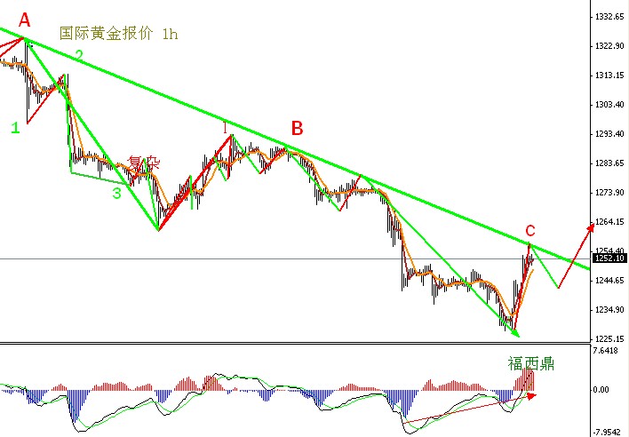 今日国际黄金价格走势图，第一黄金网的深度解析