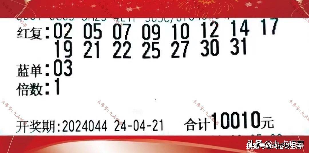 2024年双色球