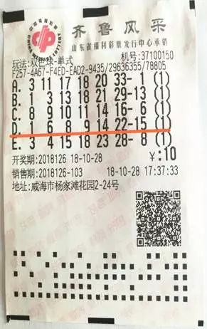 双色球开奖第28期