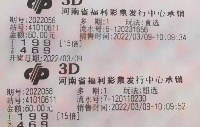 3D彩票，科学预测对子的可能性与理性态度